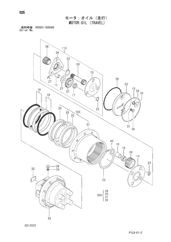 MOTOR;OIL (TRAVEL)