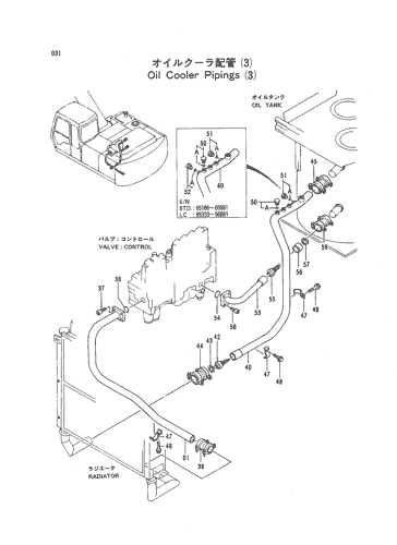 OIL COOLER PIPINGS (3)