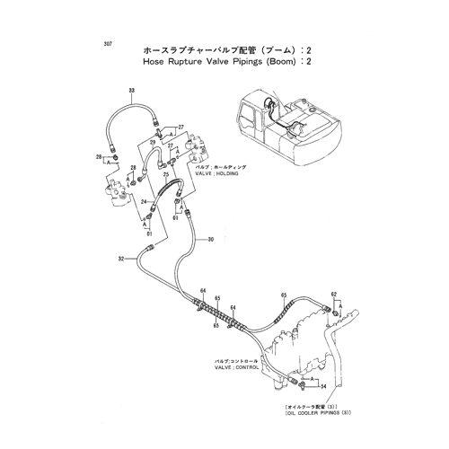 HOSE RUPTURE VALVE PIPINGS (BOOM) -2
