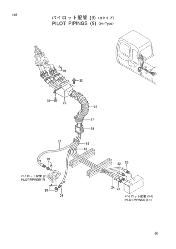 PILOT PIPINGS (9) -H-Type-