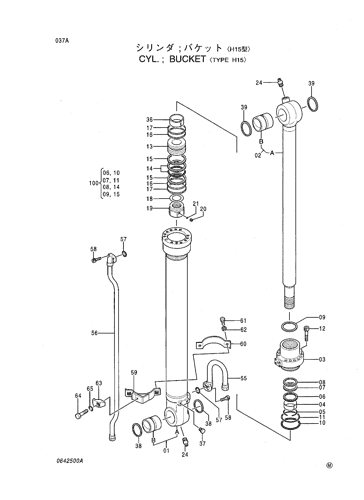 CYL.;BUCKET -TYPE H15-