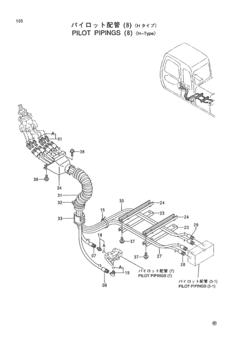 PILOT PIPINGS (8) -H-Type-
