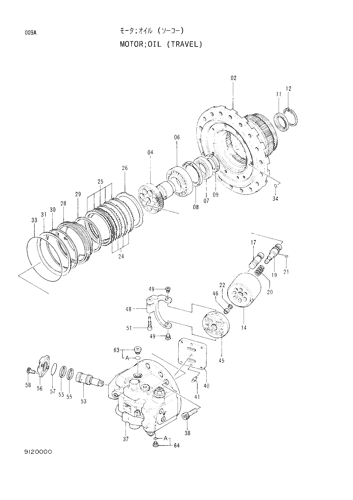 OIL MOTOR (TRAVEL)
