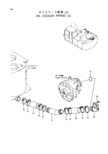 OIL COOLER PIPINGS (2)