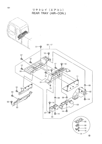 REAR TRAY (AIR-CON.)