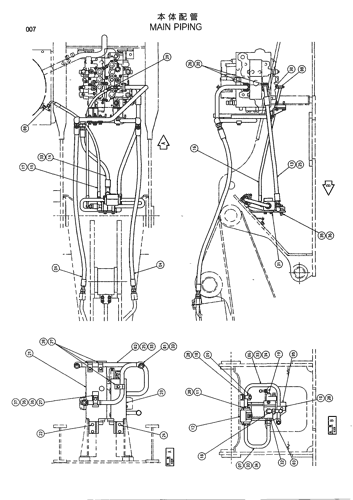 MAIN PIPING (2-PIECE BOOM)
