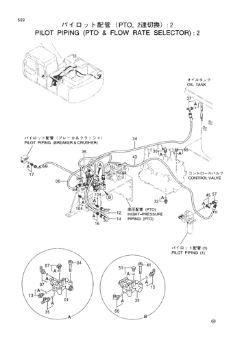 PILOT PIPINGS (PTO & FLOW RATE SELECTOR) -2