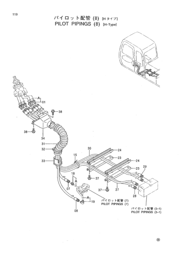 PILOT PIPINGS (8) [H-Type]