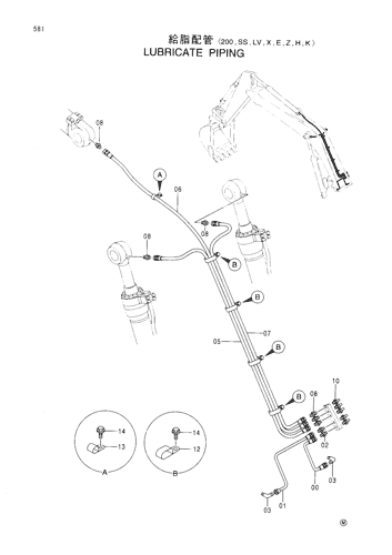 LUBRICATE PIPINGS -200,SS,LV,X,E,Z,H,K-
