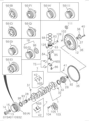 015- CRANKSHAFT,PISTON AND