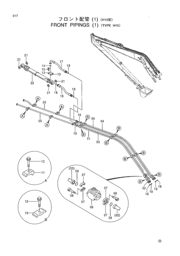 FRONT PIPINGS (1)-TYPE H15-