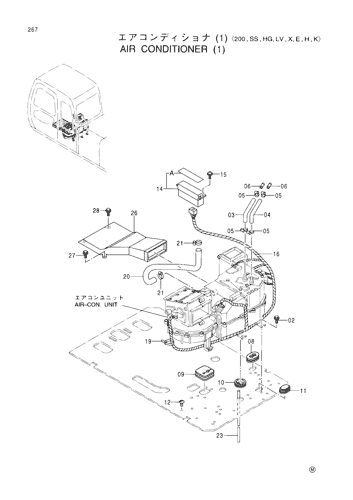 AIR CONDITIONER (1)-200,SS,HG,LV,X,E,H,K-