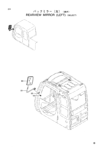REARVIEW MIRROR (L)-SELECT-