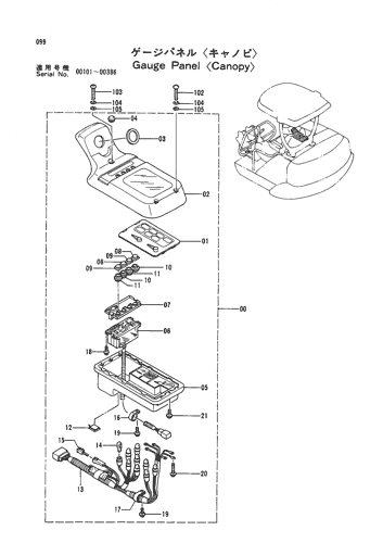 GAUGE PANEL -CANOPY-