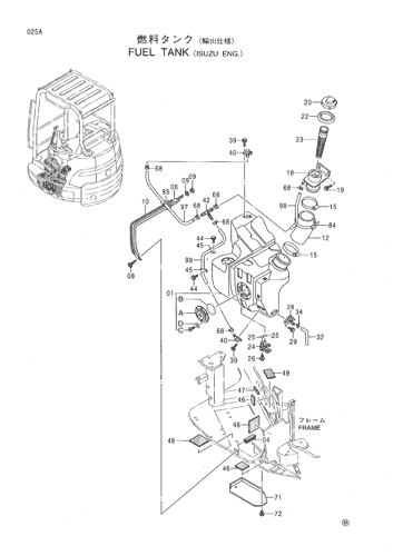 FUEL TANK -ISUZU ENG.-