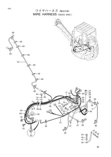 WIRE HARNESS -ISUZU ENG.-