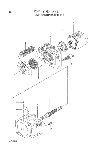 PUMP;PISTON (AIR-CON.)