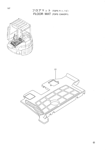 FLOOR MAT (TOPS CANOPY)