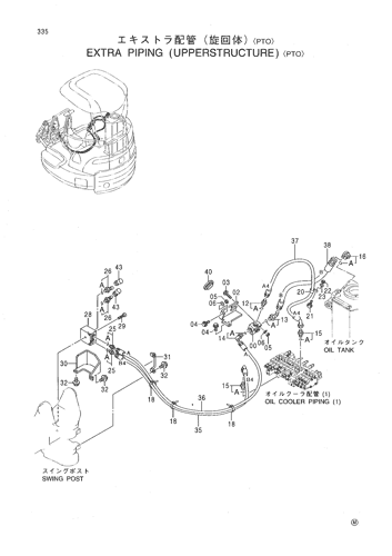 EXTRA PIPING (UPPERSTRUCTURE) -PTO-