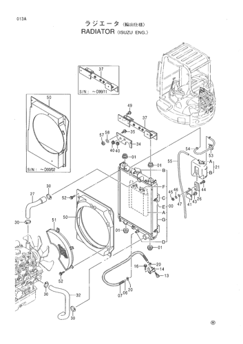 RADIATOR -ISUZU ENG.-