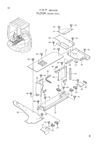 FLOOR -ISUZU ENG.-