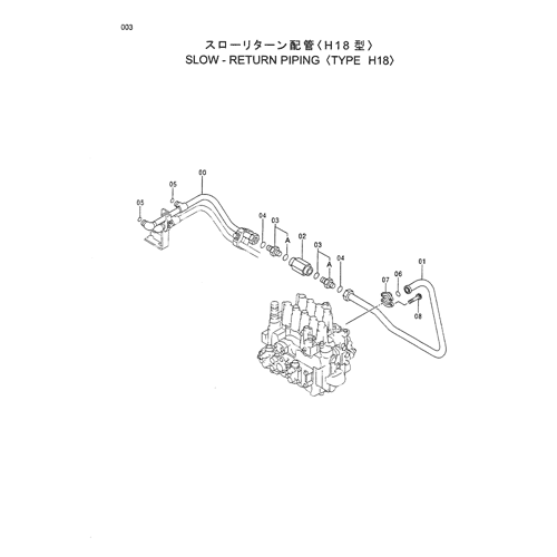 SLOW-RETURN PIPING -TYPE H18-