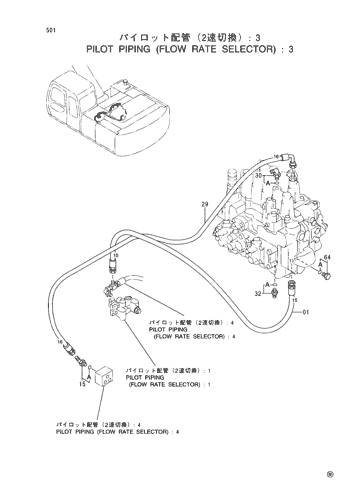 PILOT PIPINGS (FLOW RATE SELECTOR) -3