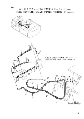 HOSE RUPTURE VALVE PIPINGS (BOOM) -2 -SELECT-