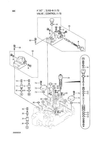 CONTROL VALVE (1-5)