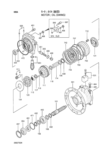 OIL MOTOR (SWING)