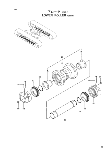 LOWER ROLLER -280H-