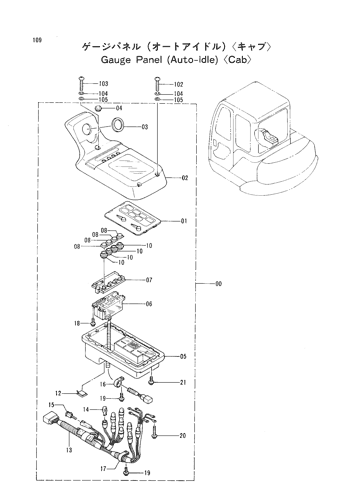 GAUGE PANEL (AUTO-IDLE) -CAB-
