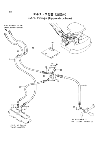 EXTRA PIPINGS (UPPERSTRUCTURE)