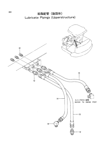 LUBRICATE PIPINGS (UPPERSTRUCTURE)