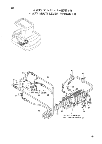 4 WAY MULTI LEVER PIPINGS (4)