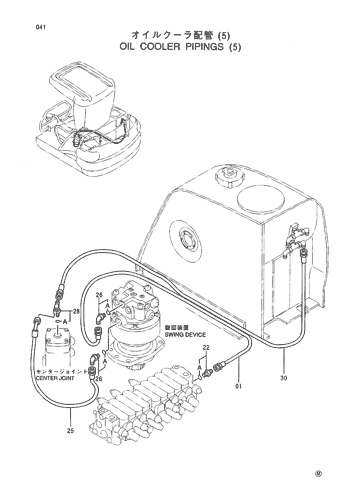 OIL COOLER PIPINGS (5)
