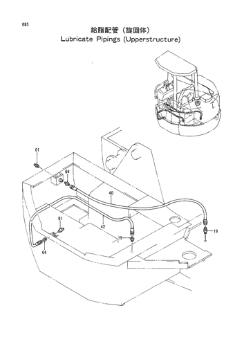 LUBRICATE PIPINGS (UPPERSTRUCTURE)