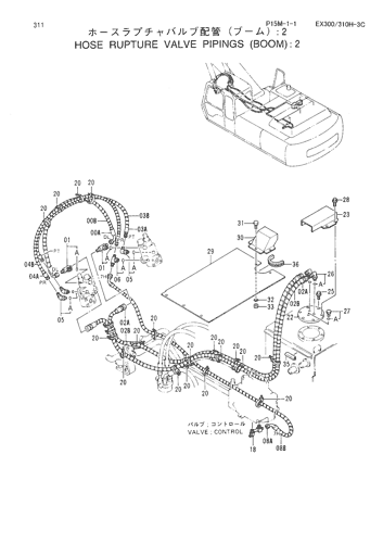 HOSE RUPTURE VALVE PIPINGS (BOOM) -2