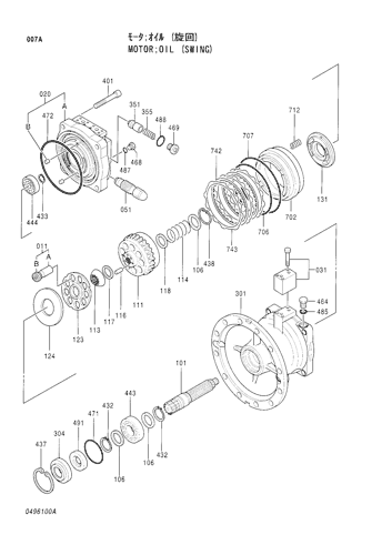 OIL MOTOR (SWING)