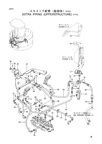 EXTRA PIPING (UPPERSTRUCTURE) -PTO-