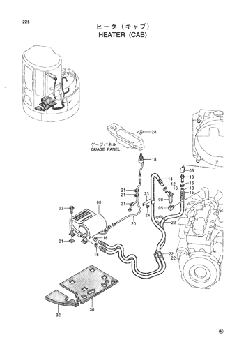 HEATER (CAB)