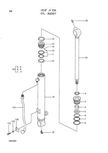 CYL.;BUCKET