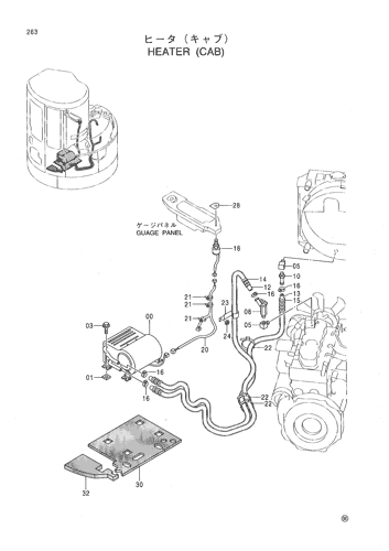 HEATER (CAB)