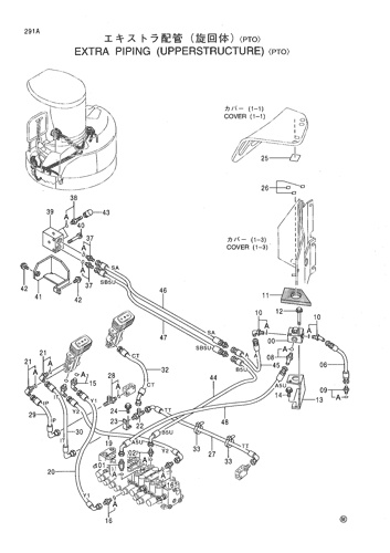 EXTRA PIPING (UPPERSTRUCTURE) -PTO-