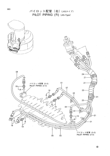 PILOT PIPING (R) -JIS-TYPE-