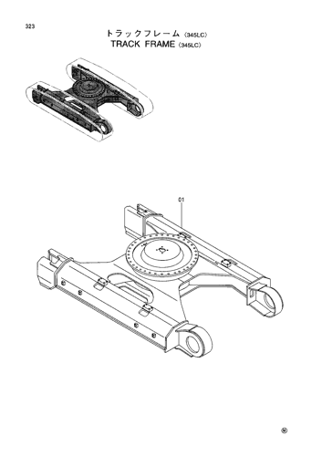 TRACK FRAME -345LC-