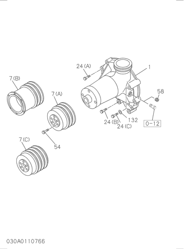 030- WATER PUMP AND