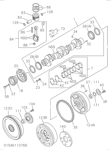 015- CRANKSHAFT,PISTON AND