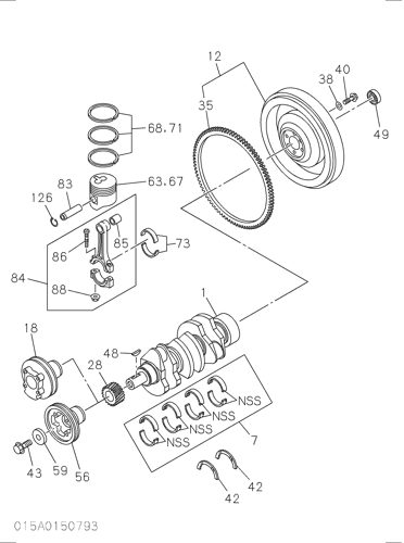 CRANKSHAFT,PISTON AND