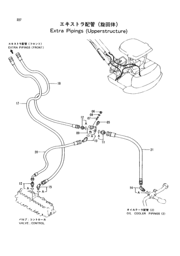 EXTRA PIPINGS (UPPERSTRUCTURE)
